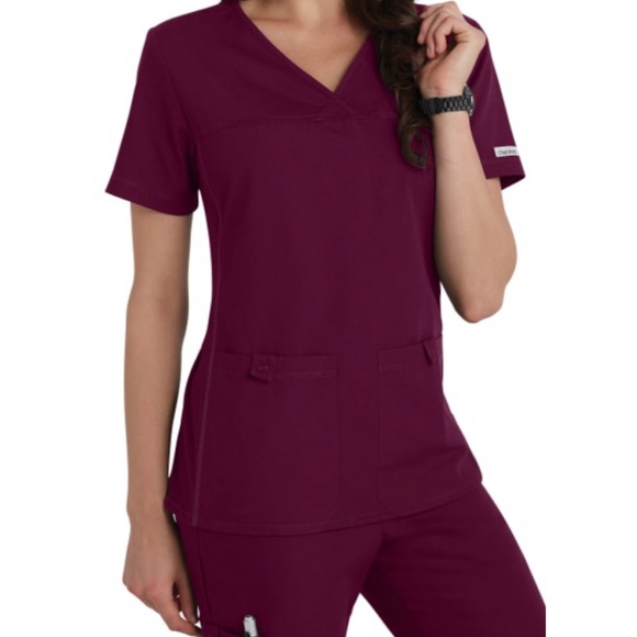 Cherokee Pro Flexibles 2xl Maroon Scrub 